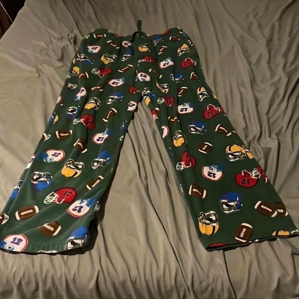 Croft & Barrow Football Fleece Men’s Pajama Bottoms Size Medium​​​​​​​​​​​